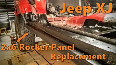 jeep xj box steel rockers|jeep rocker panel replacement.